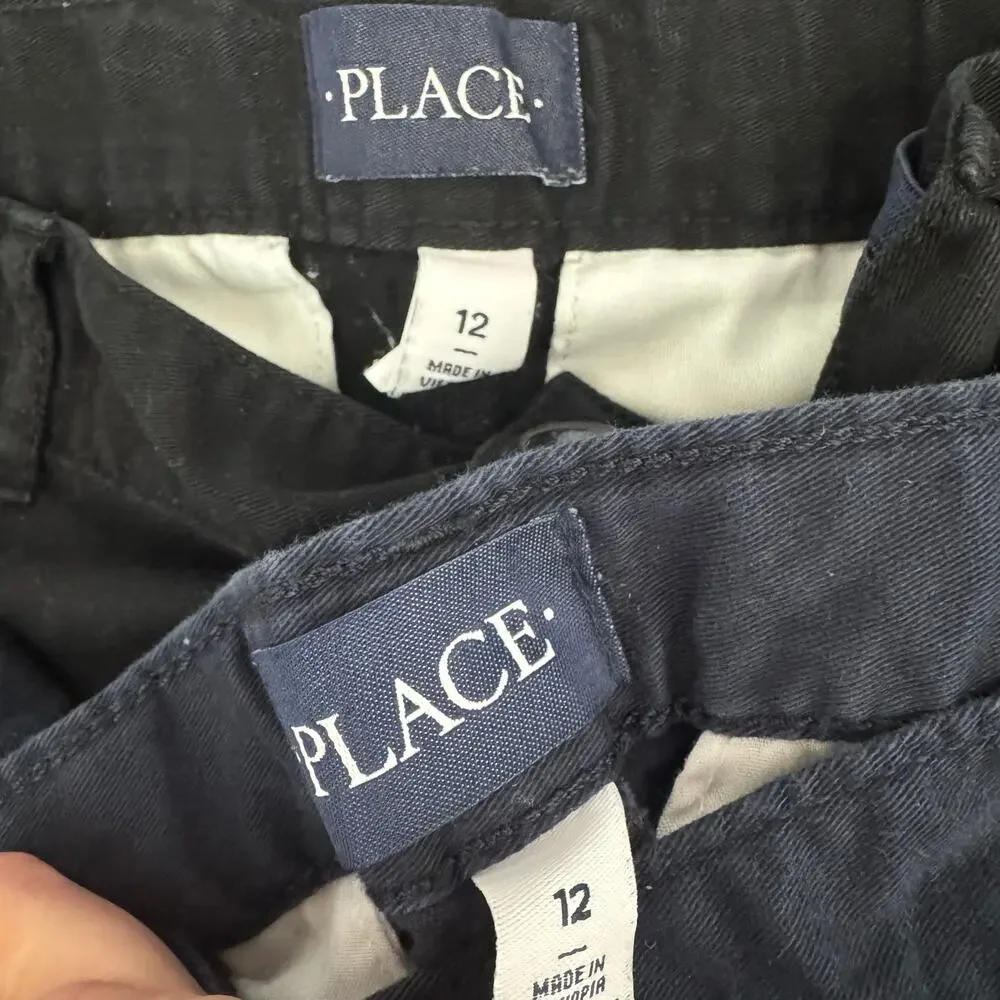 The Children's Place Dress/Uniform Pants in Navy and Black